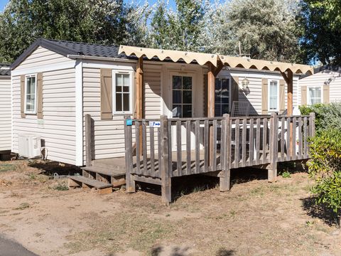MOBILHOME 6 personnes - Classique | 2 Ch. | 4/6 Pers. | Terrasse surélevée | 1 SDB | Clim.