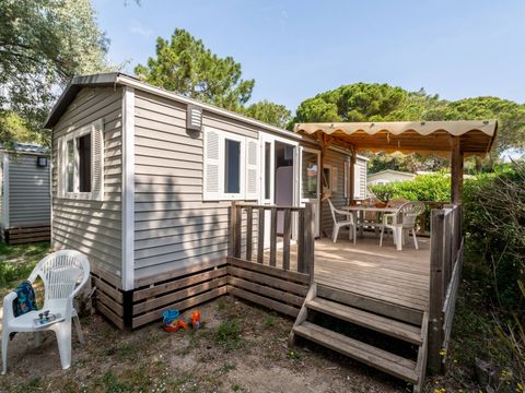 MOBILHOME 5 personnes - Mobil-home | Classic | 3 Ch. | 5 Pers. | Terrasse surélevée | 1 SDB | Clim.