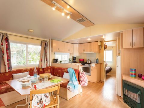 MOBILHOME 5 personnes - Mobil-home | Classic | 3 Ch. | 5 Pers. | Terrasse surélevée | 1 SDB | Clim.