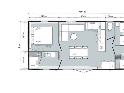 MOBILHOME 6 personnes - Mobile-Home Premium