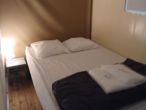 Tente en toile et en bois 5 personnes - Lodge NOUVEAUTE 2025 2 chambres