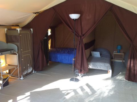 TENTE TOILE ET BOIS 4 personnes - CABANON