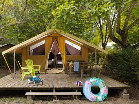 Tente en toile et en bois 4 personnes - CABANON