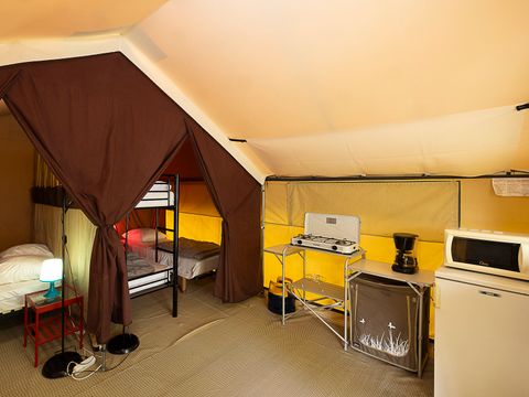 Tente en toile et en bois 4 personnes - CABANON