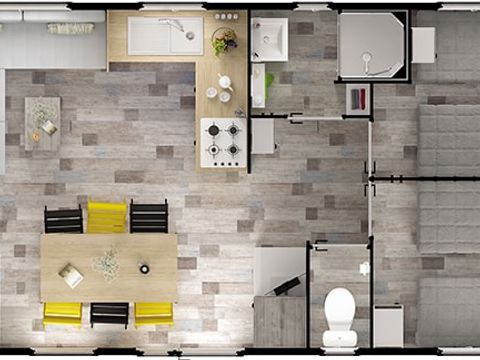 MOBILHOME 8 personnes - Saint Emilion