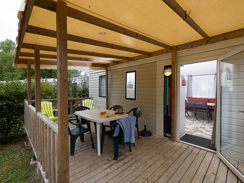 MOBILHOME 4 personnes - Mobil Home Pomerol climatisé