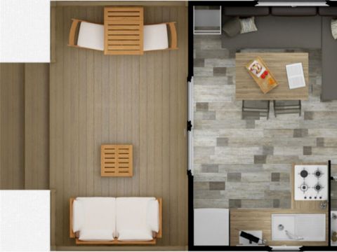 MOBILHOME 4 personnes - MH2 EDEN MAINE