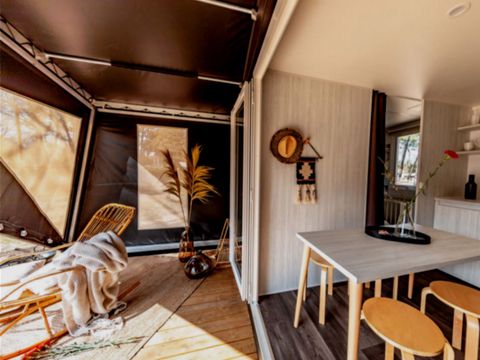Tente en toile et en bois 4 personnes - Coco Sweet insolite EDEN 2 ch 4 pers