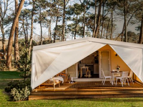 Tente en toile et en bois 4 personnes - Coco Sweet insolite EDEN 2 ch 4 pers
