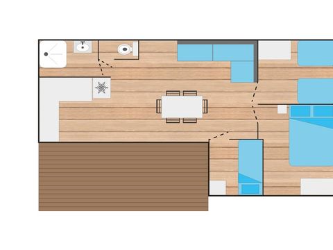 CHALET 6 personnes - GRAND CONFORT (Dimanche/Dimanche)