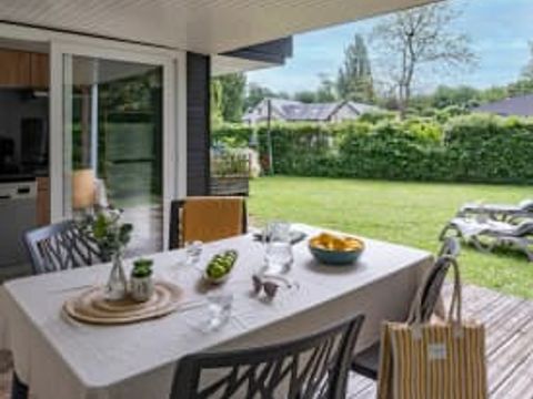 MOBILHOME 4 personnes - Chalet Newton 4p 2ch 2SdB Clim Premium