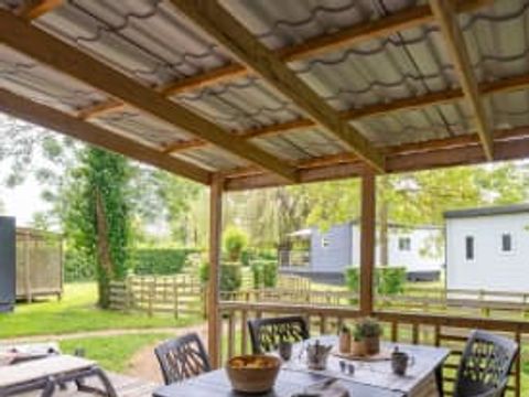 MOBILHOME 5 personnes - Cottage Newton 5p 2ch 2SdB Clim Premium