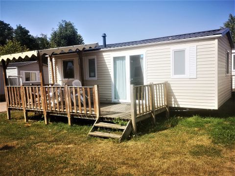 MOBILHOME 6 personnes - Comfort | 3 Ch. | 6 Pers. | Terrasse surélevée | Clim. | TV