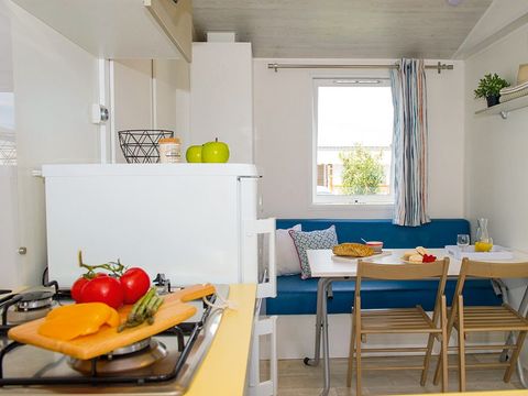 MOBILHOME 6 personnes - Comfort | 3 Ch. | 6 Pers. | Terrasse surélevée | Clim. | TV