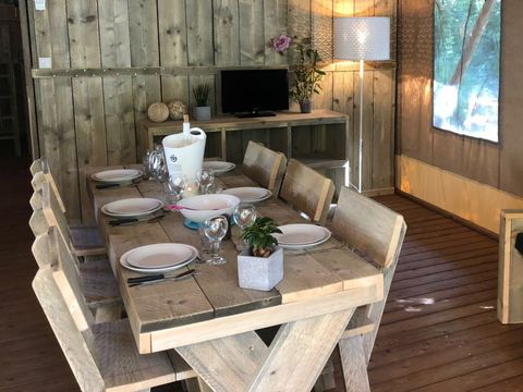BUNGALOW TOILÉ 6 personnes - Glamping 3