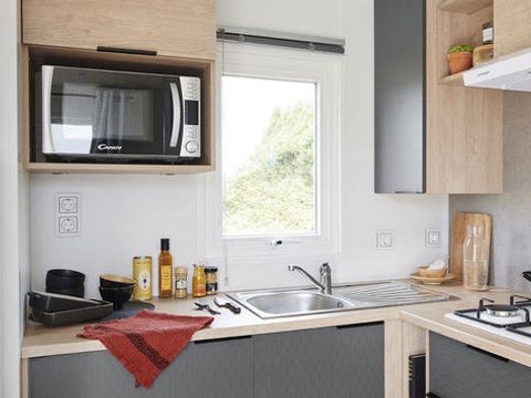 MOBILHOME 6 personnes - CONFORT - 3 chambres - TV - CLIM - LV