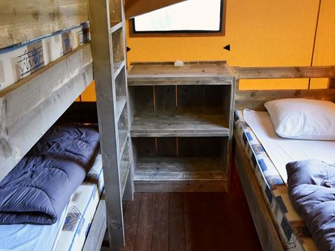 Tente en toile et en bois 5 personnes - Tente Glamping 2