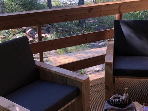 Tente en toile et en bois 6 personnes - Tente Glamping 3
