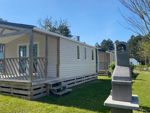 MOBILHOME 4 personnes - Premium 25 m² dont Terrasse couverte- 2 chambres +TV + Lave-vaisselle + BBQ