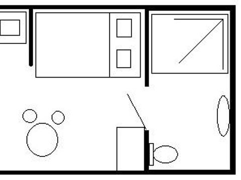 STUDIO 2 personnes - Bulle Standard 20 m² 1 chambre +TV STUDIO 2 personnes - Bulle Standard 20 m² 1 chambre +TV