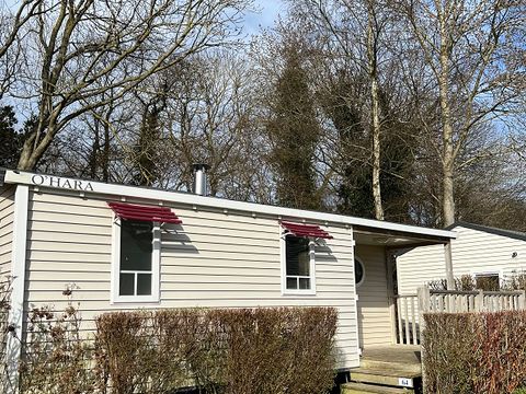 MOBILHOME 4 personnes - 27m² Confort  (2ch-4pers) avec terrasse semi-couverte  + TV