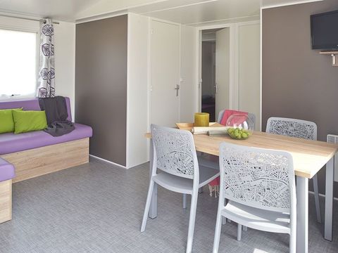 Mobilhome 6 personnes - Premium Azure - 3 chambres - TV - PLANCHA