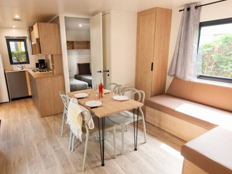 Mobilhome 6 personnes - Mobil-home | Comfort XL | 2 Ch. | 4/6 Pers. | Terrasse surélevée | TV