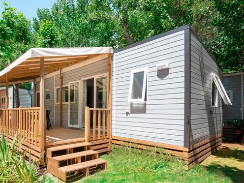 Mobilhome 6 personnes - Mobil-home | Premium Azure | 3 Ch. | 6 Pers. | Terrasse surélevée | TV