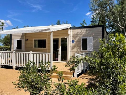 MOBILHOME 4 personnes - Mobil-home | Premium Azure | 2 Ch. | 4 Pers. | Terrasse surélevée | TV