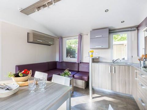 BUNGALOW 4 personnes - Mobil-home | Comfort | 2 Ch. | 4 Pers. | Terrasse surélévée non couverte