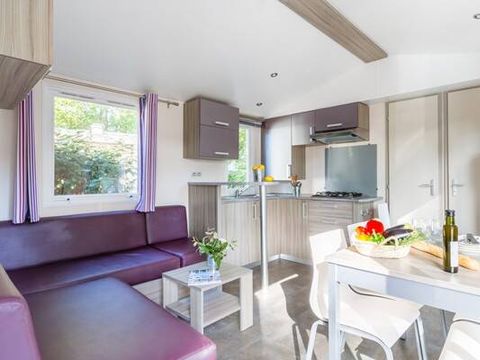 BUNGALOW 4 personnes - Mobil-home | Comfort | 2 Ch. | 4 Pers. | Terrasse surélévée non couverte