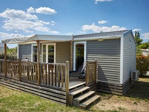 MOBILHOME 6 personnes - Mobil-home | Comfort | 2 Ch. | 4/6 Pers. | Terrasse surélevée | Clim. | TV