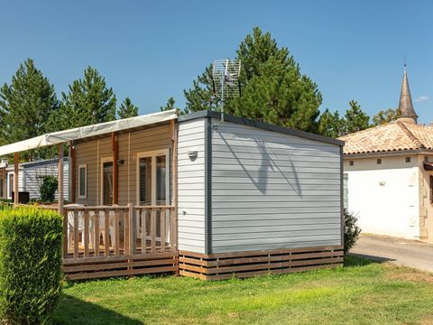 Mobilhome 4 personnes - Comfort | 2 Ch. | 4 Pers. | Terrasse Lounge | 1 SDB | Clim. | TV
