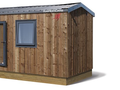 BUNGALOW 4 personnes - CABANE BOIS - 2 chambres (sans sanitaires)