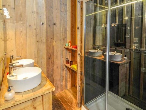 Tente en toile et en bois 5 personnes - ECOLUXE - 2 chambres