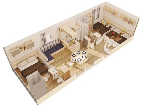 MOBILHOME 6 personnes - Geant