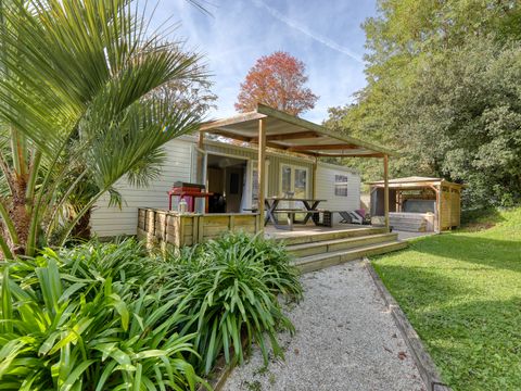MOBILHOME 6 personnes - Cottage Atlantique 3 chambres + 2 salles de bain 40m² + Spa