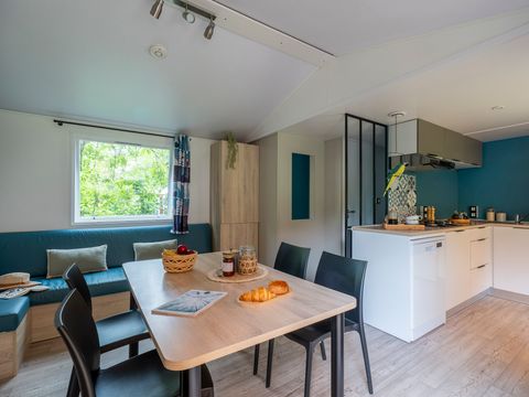 Mobilhome 6 personnes - Cottage Atlantique - 3 chambres - 2 salles de bain 40m² - Spa