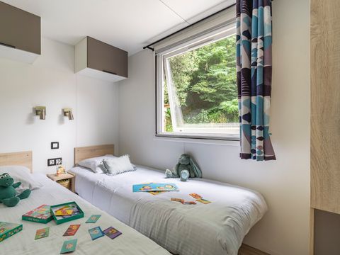Mobilhome 6 personnes - Cottage Atlantique - 3 chambres - 2 salles de bain 40m² - Spa