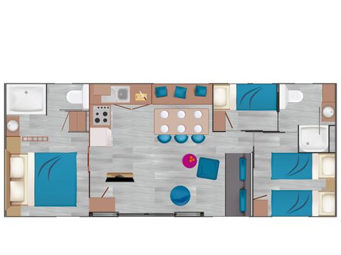 MOBILHOME 8 personnes - Cottage Carrousel