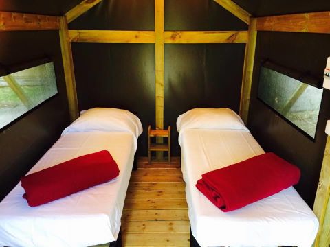 TENTE TOILE ET BOIS 2 personnes - Tente Nomad 7 m² / 1 chambre - Terrasse (sans sanitaires privatifs)