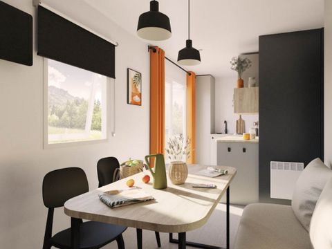 MOBILHOME 2 personnes - Cottage Berlingot 1 chambre 22 m²