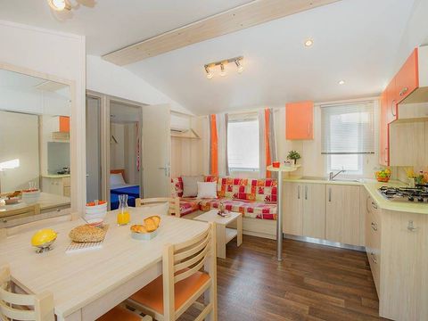 Bungalow 6 personnes - Mobil-home | Comfort | 3 Ch. | 6 Pers. | Terrasse surélevée