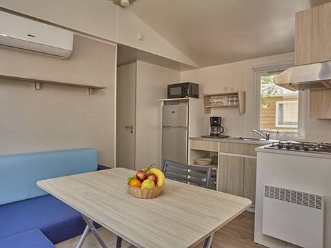 BUNGALOW 4 personnes - Mobil-home | Comfort | 2 Ch. | 4 Pers. | Terrasse simple | Clim.