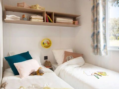 MOBILHOME 6 personnes - Mobil Home Aqua 3ch 6p Terrasse Semi-couverte TV