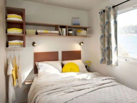 MOBILHOME 6 personnes - Mobil Home Aqua 2ch 4/6p Terrasse Bay TV