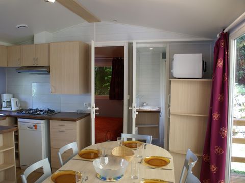 Mobilhome 6 personnes - Louisiane Flores 3 - 3 chambres - Climatisé - TV - Wifi inclus