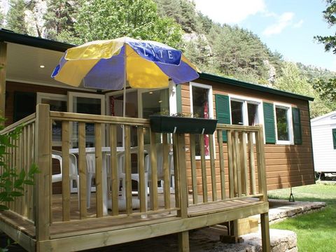Mobilhome 4 personnes - 'Louisiane' Oakley-Océane-Pacifique (2 chambres) climatisé, TV ,wifi inclus