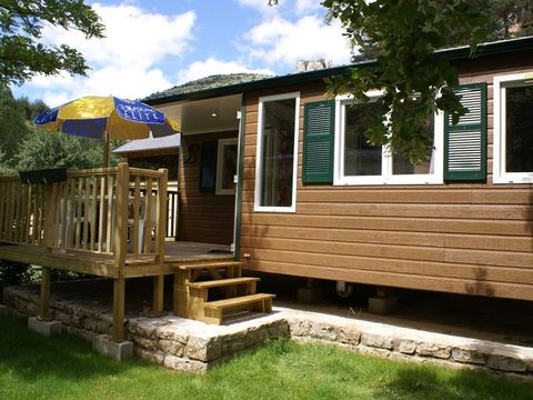 Mobilhome 4 personnes - 'Louisiane' Oakley-Océane-Pacifique (2 chambres) climatisé, TV ,wifi inclus