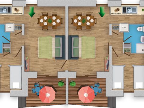 Maison 8 personnes - FAMILLE PLUS, 2 logements communiquants